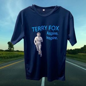 Terry Fox Themed Dry Fit Running Shirt